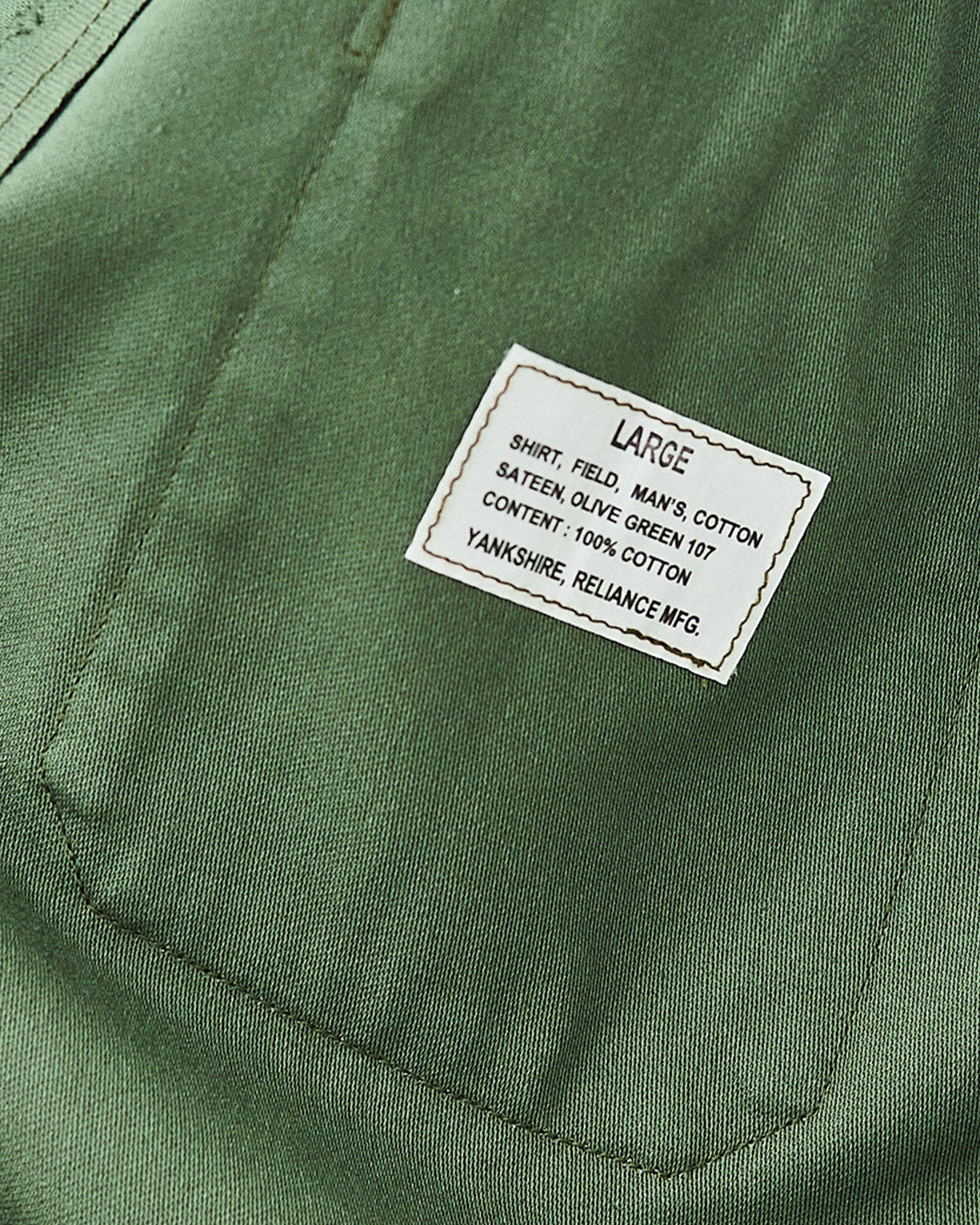 1952 Field Shirt VTG Sateen
