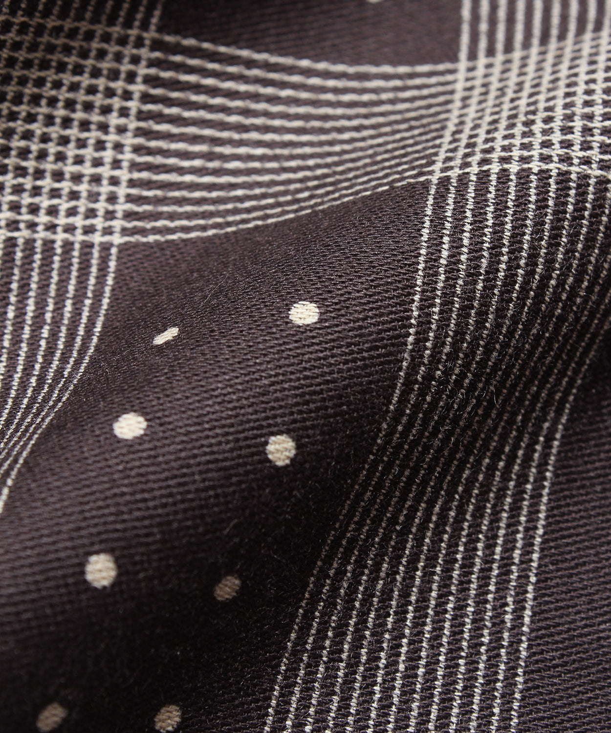 Satin Scarf Stripe Dot