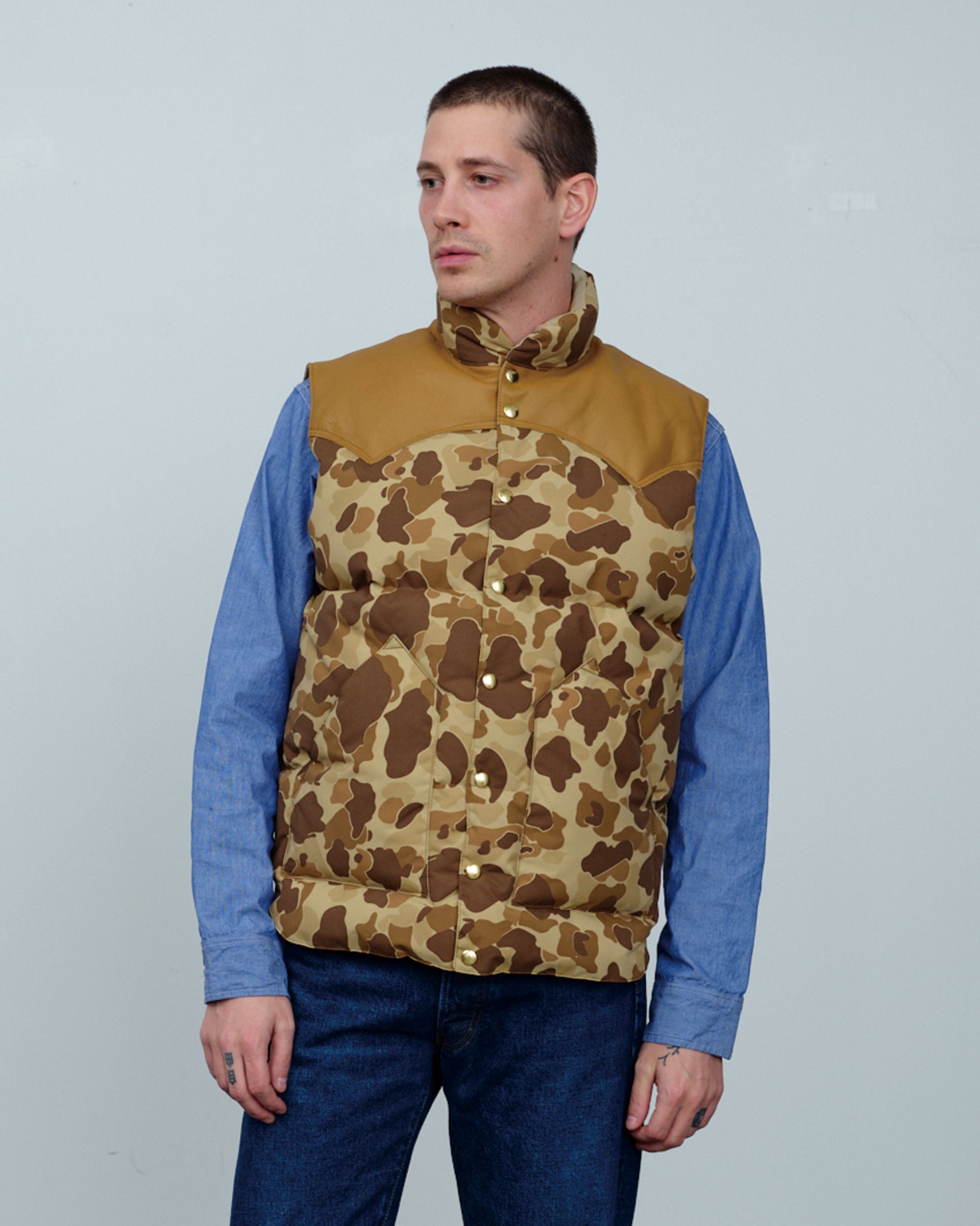 Down Vest Hunter Camo