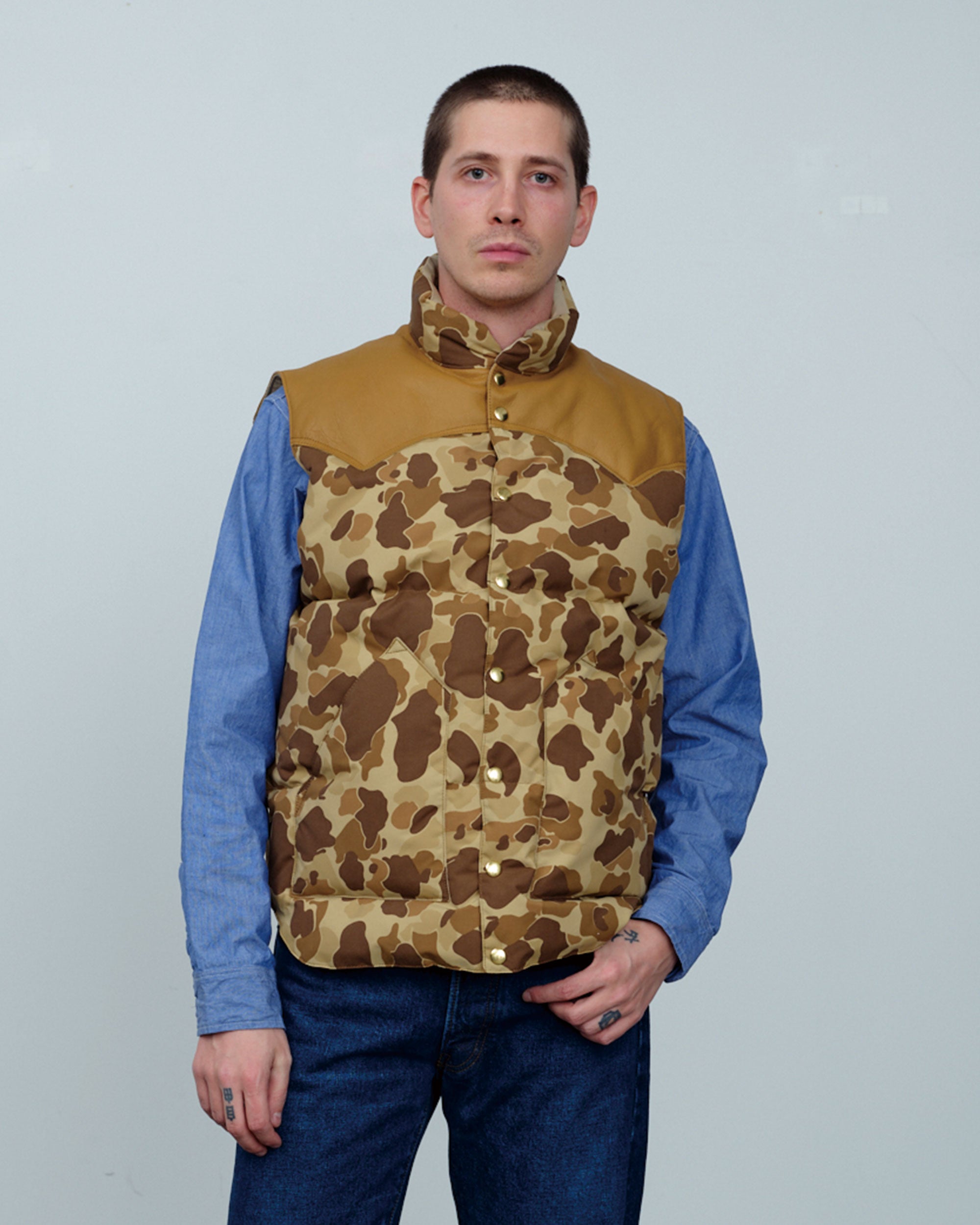 Down Vest Hunter Camo