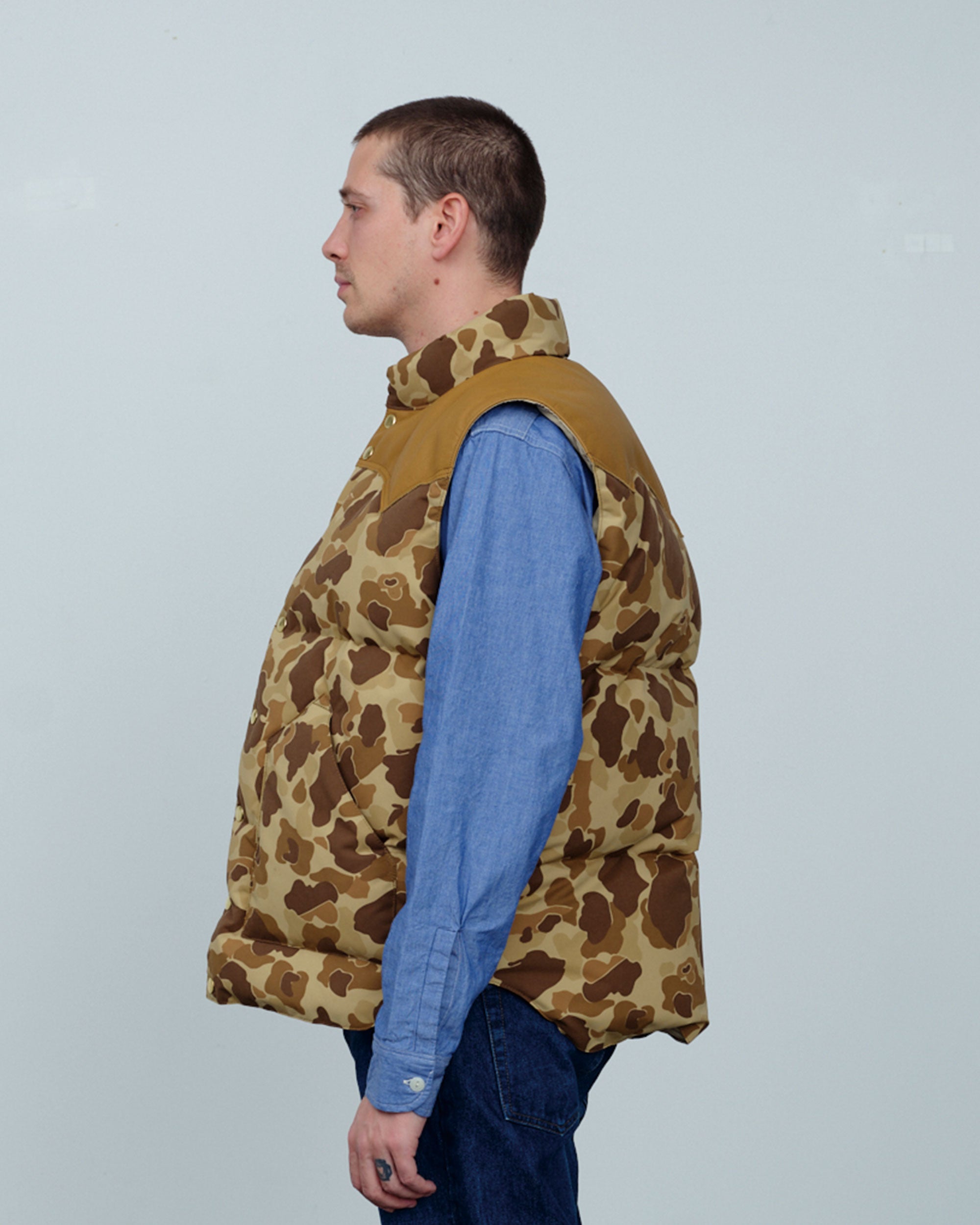 Down Vest Hunter Camo