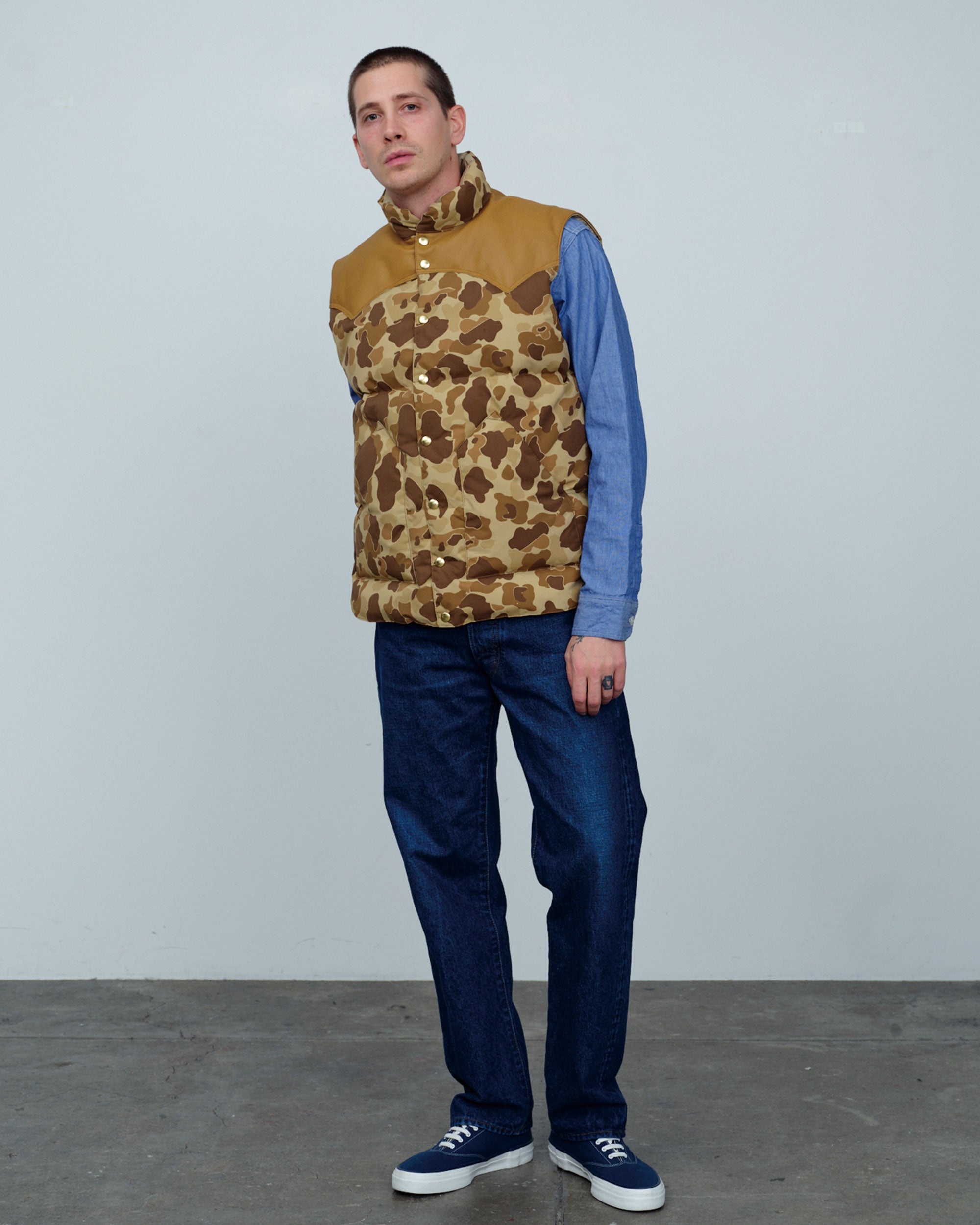 Down Vest Hunter Camo